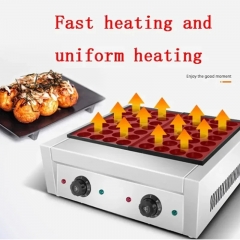 For 56 holes baking machine electric waffle octopus balls takoyaki maker grill pan professional cooking utensils kitchen appliances