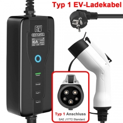 E-Auto Tragbare EV-Ladekabel 16A J1772 Typ 1