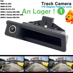 AHD 1920x1080P dynamic trajectory trunk handle car rear view camera for BMW X1 2010 E60 E61 E70 E71 E72 E82 E88 E84 E90 E92 E93