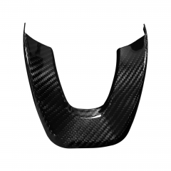 For Mercedes Benz CLA 200 W118 2020 U-shaped steering wheel lower lip sticker Real carbon fiber sticker Car interior accessories