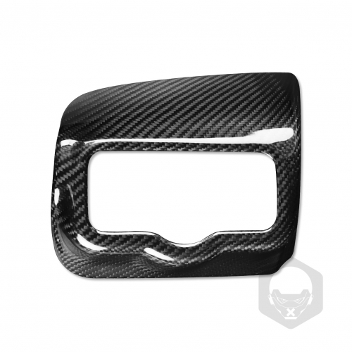 For Mercedes Benz CLA 200 W118 2020 Frame for Headlight Switch Panel Real Carbon fiber Sticker Car Interior Accessories