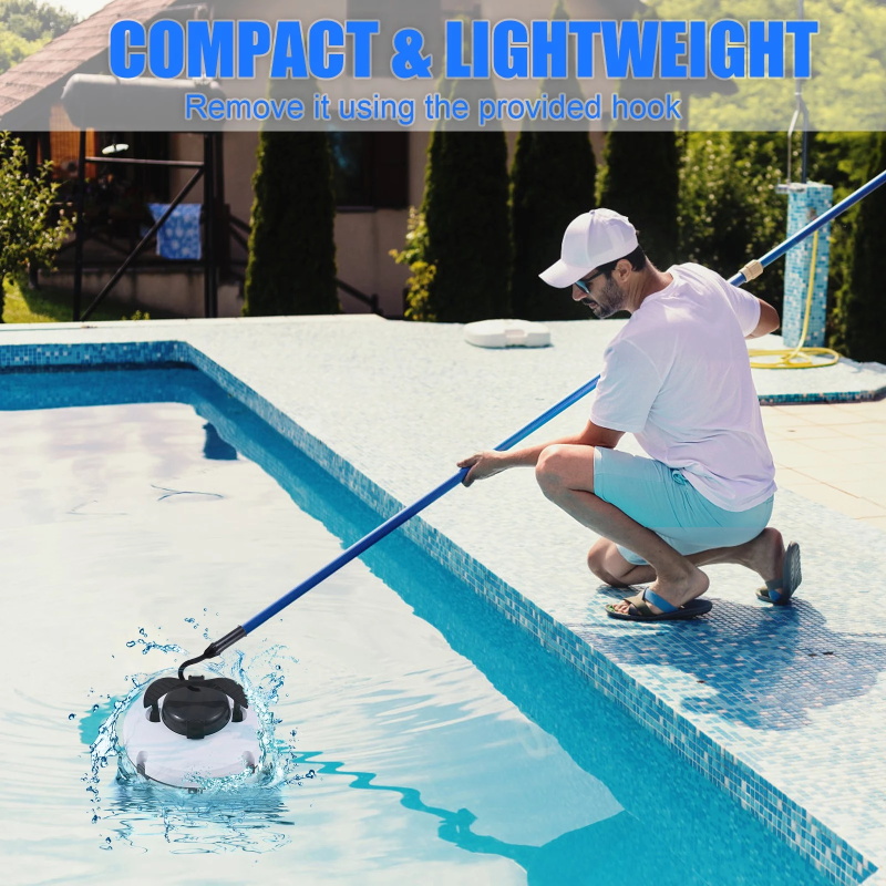 Wireless robot pool cleaner