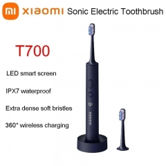 Xiaomi mijia t700 sonic electric toothbrush teeth whitening ultrasonic vibration mouth cleaner brush smart app LED display