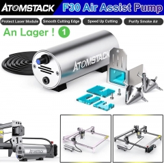ATOMSTACK F30 accessoire de gravure Laser assisté par Air, débit d'air élevé 10-30L/min pour graveur Laser ATOMSTACK A5 X7 S10 A10 PRO
