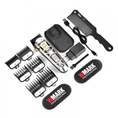 New Wmark NG-130 wireless charging hair clipper high speed professional type-C rechargeable hair clipper with charging stand changer