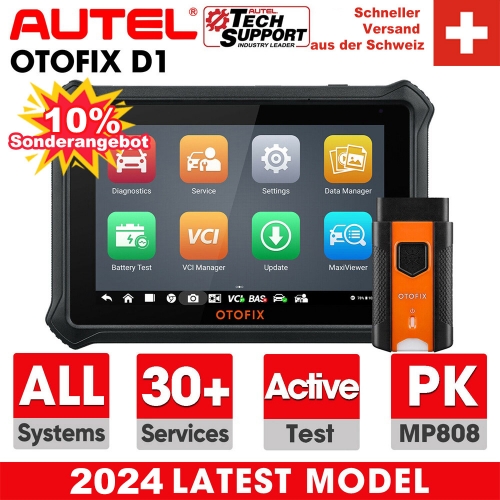 Autel OTOFIX D1 OBD2 Scanner Diagnostic Tool Intelligent OE-Level System Automotive Scanner Bi-Directional Control Auto Repair tool