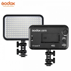Godox LED170 Video Light 170 LED Lamp Photo Studio Fill Lighting 2700LM 5500-6500K Stepless Brightness for Camera DV Canon Nikon