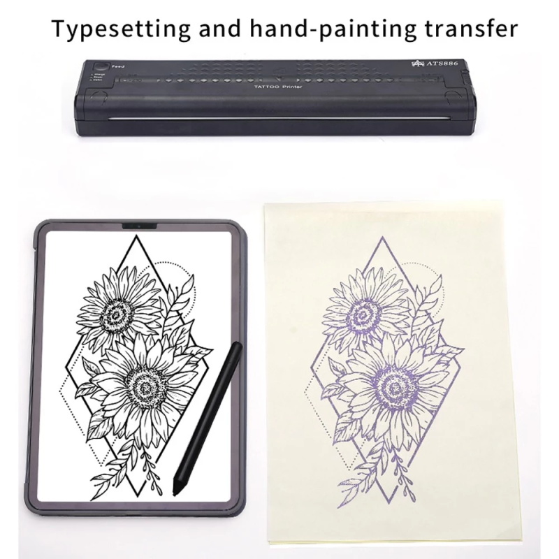 USB tattoo stencil transfer machine