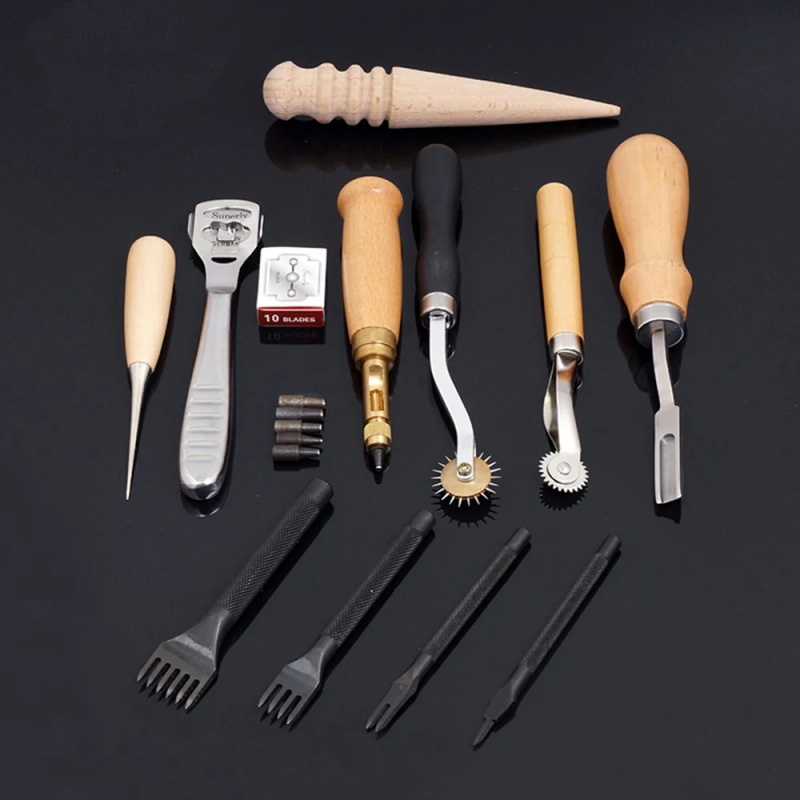 Leather tool set