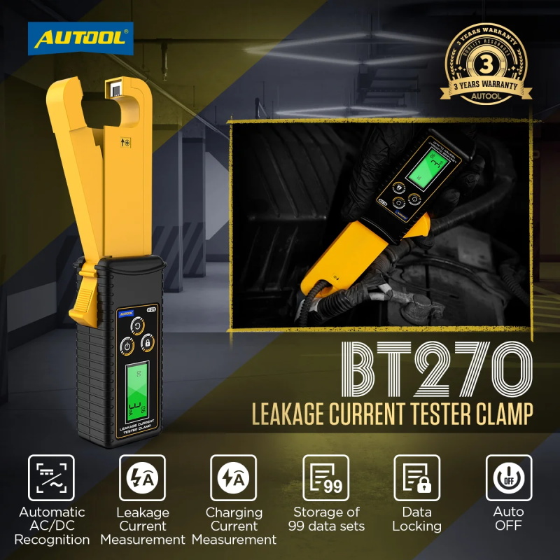 Autool bt270 AC/DC-Strom klemm messer