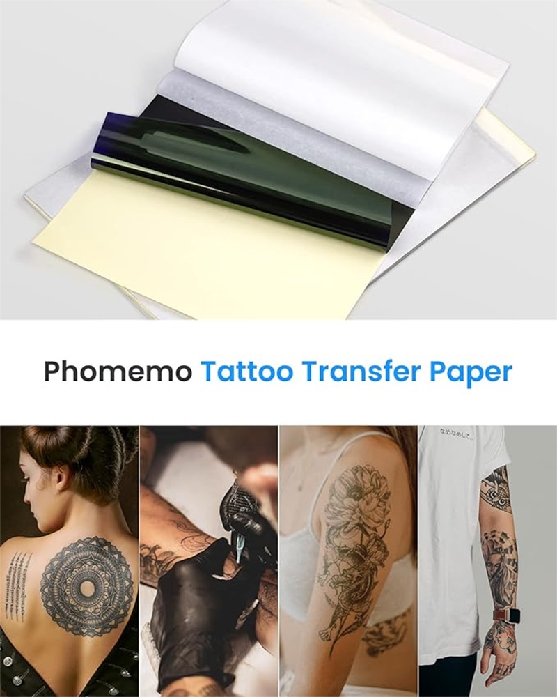 100 feuilles Papier de copie de tatouage