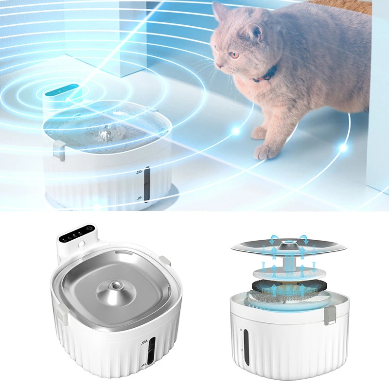 Abreuvoir filtrant pour chat