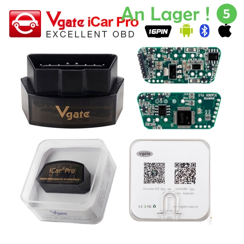 Vgate iCar Pro Bluetooth 4.0 OBD2 scanner For Android / IOS as icar2 ELM327 Bluetooth Auto Code Reader OBDII diagnostic tool