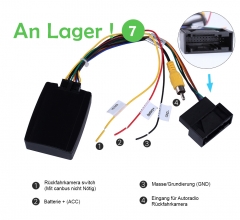 Vw original Rückfahrkamera Adapter RGB