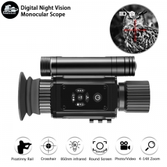 HD minuscule vision nocturne numérique caméra vidéo 1080p infrarouge mono oculaire mode image multiple réticule chasse dispositif de vision nocturne