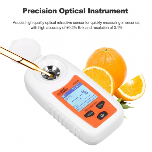 Smart sensor st335a digitales refrakto meter atc zucker prozent tester 0-100% brix zucker konzentration detektor honig saccha ro meter