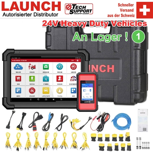 LAUNCH X-431 V+SmartLink HD für 24V Hochleistungs LKW TRUCK Diagnosewerkzeug OBD2-Scanner Bidirektionale Vollsystem-Ferramentas