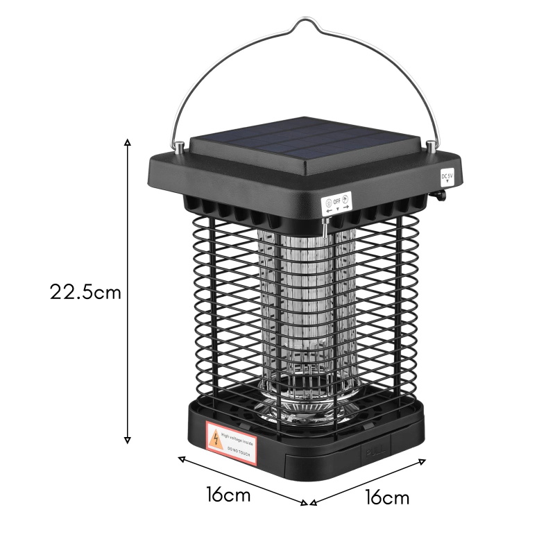 Zapper anti-insectes à énergie solaire