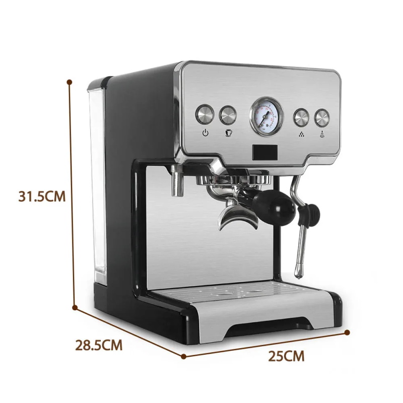 15 bar Italian semi-automatic coffee machine