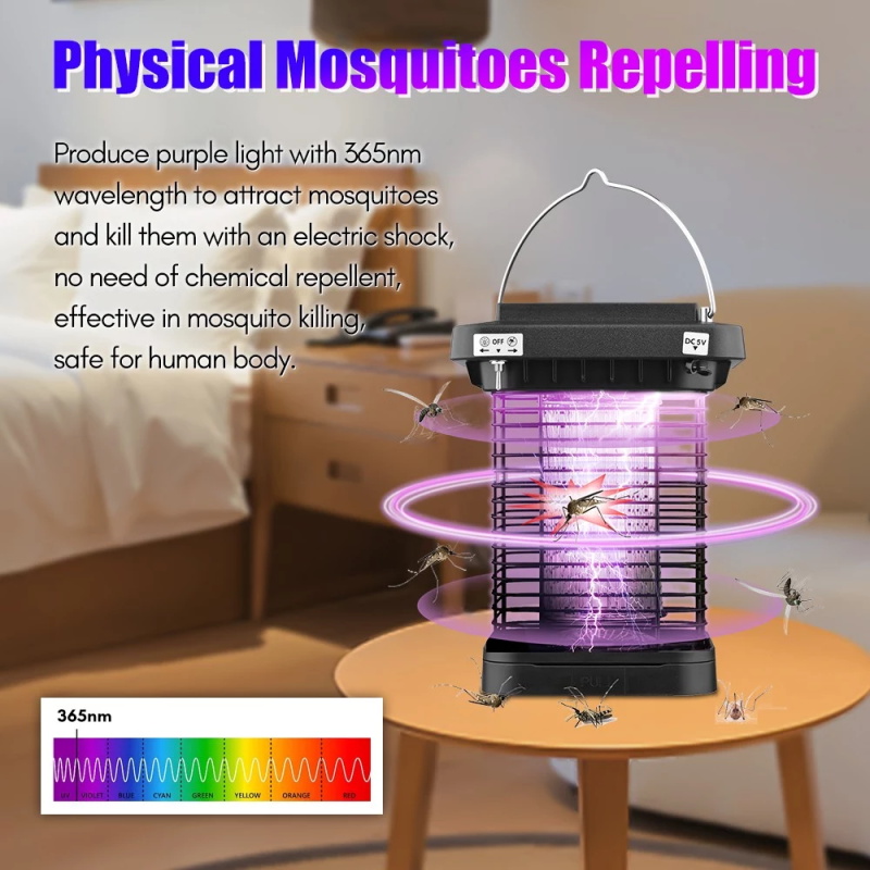 Solar Powered Bug Killer Zapper