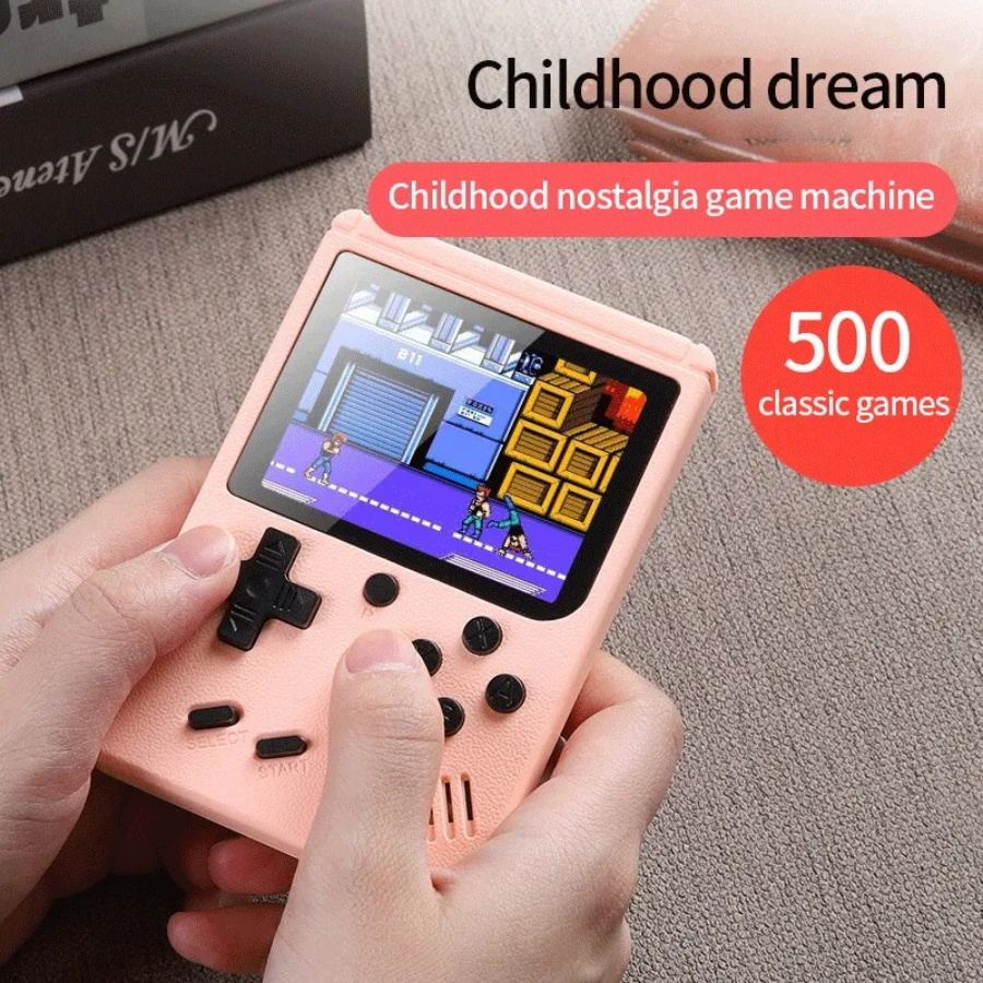 Retro portable mini handheld video game console