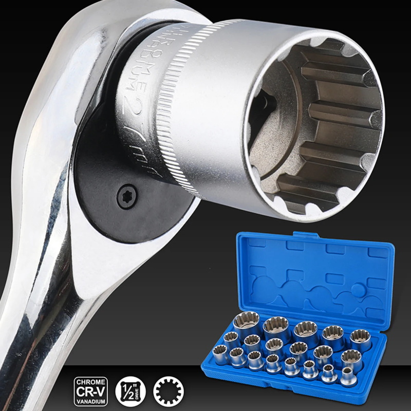 Socket wrench multifunctional nuts set 8-32mm