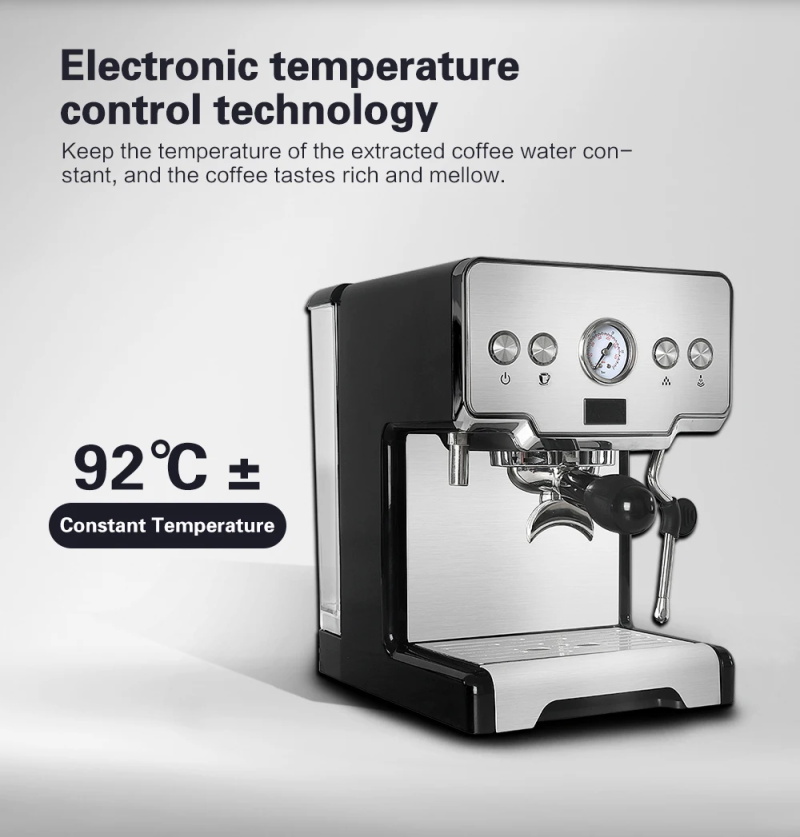 15 bar Italian semi-automatic coffee machine