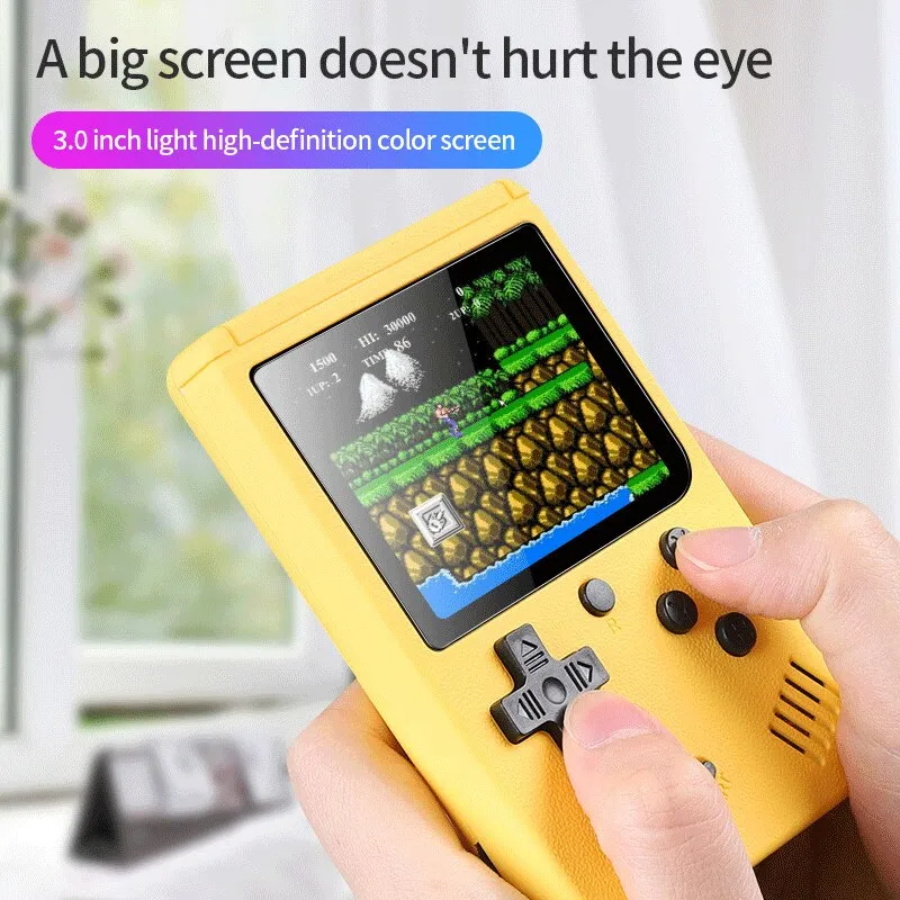 Retro portable mini handheld video game console