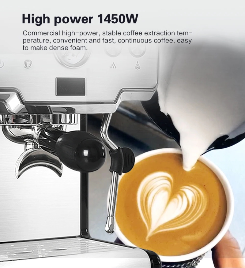 Machine à café semi-automatique italienne 15 bars