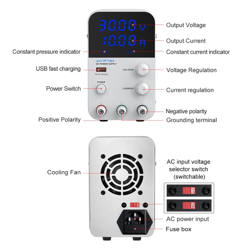 Wanptek  adjustable DC power supply