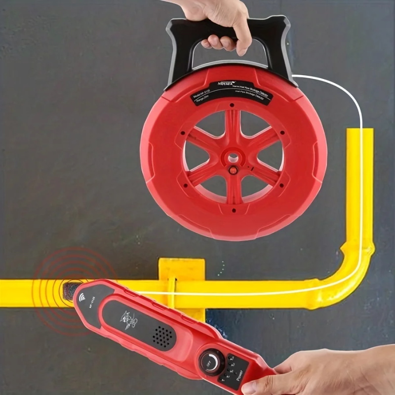 Iron pipe blockage detector