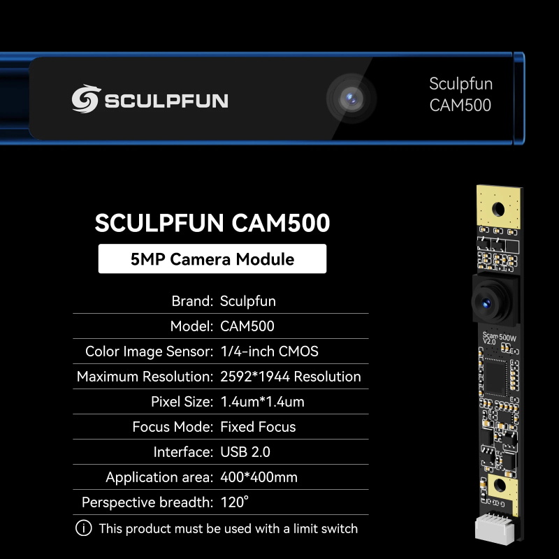 SCULPFUN Cam500 Kamera 