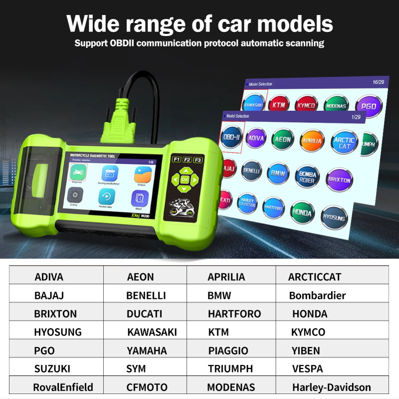 Jdiag M300 Motorrad-Diagnose-Scanner