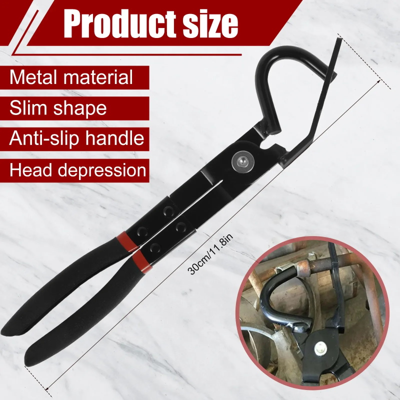 Pliers for exhaust rubbers