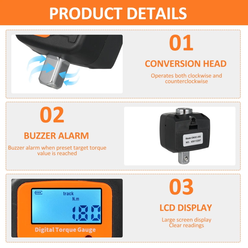 Torque meter with digital display