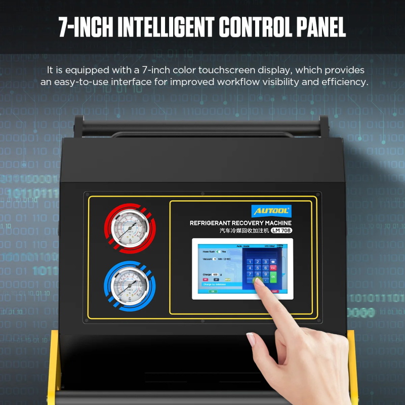 Autool lm708 Kältemittel rückgewinnung maschine