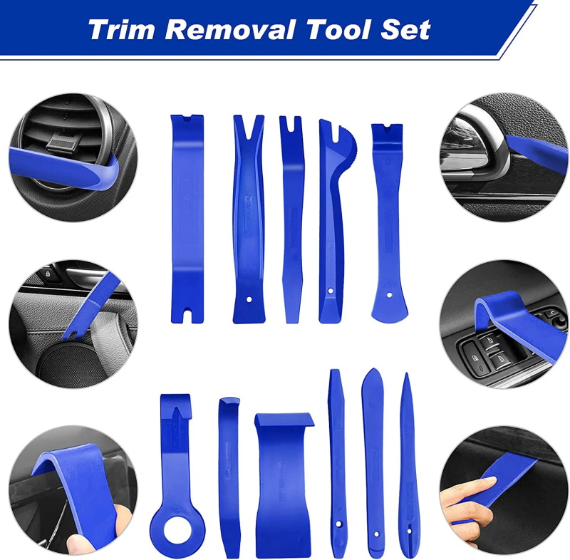 Car radio trim disassembly tool