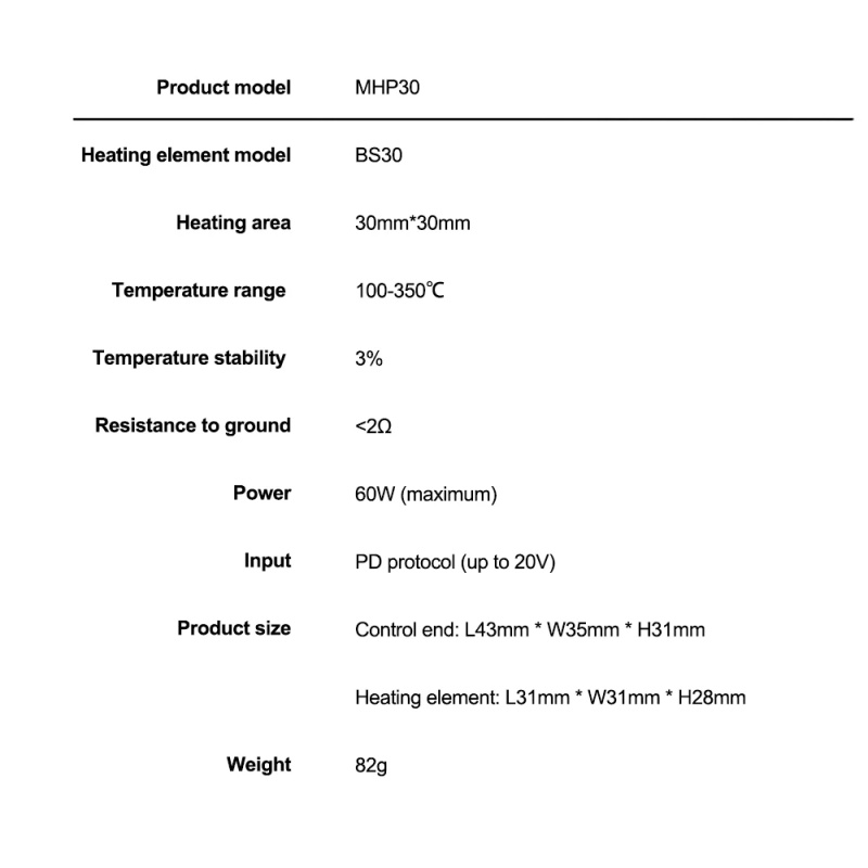 MHP30 mini heating plate