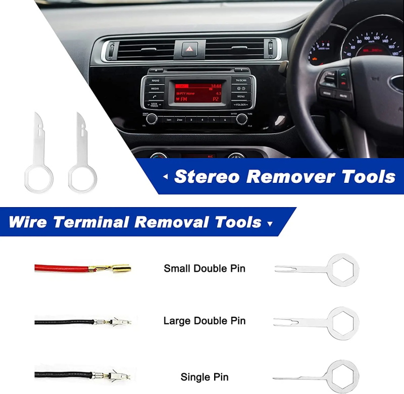 Car radio trim disassembly tool