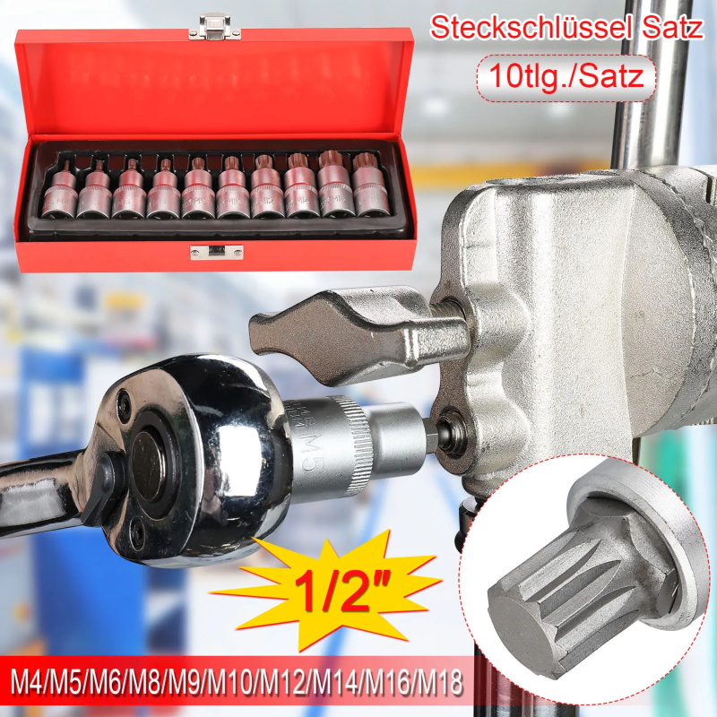 Multi-tooth socket wrench set