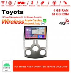 9 pouces Android 13.0 Autoradio / multimédia 4Go de RAM 64Go de ROM pour Toyota RUSH DAIHATSU TERIOS 2006-2016 avec WiFi NAVI Bluetooth USB