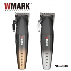 New! Wmark NG-2038 cone-shaped professional rechargeable hair clipper and cordless hair clipper with high quality blade