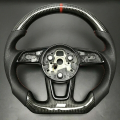 Carbon Fiber Steering Wheel for Audi A3 S3 A4 S4 B9 A5 S5 (2017-2019)