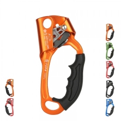 Outdoor climbing srt hand asc ender device mountaineer grip asc ender left hand right hand climbing equipment rope tools