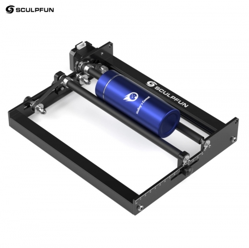 SCULPFUN – rouleau rotatif Laser, graveur Laser, rouleau à axe Y, rotation à 360 ° pour un diamètre de gravure de 6 à 150mm pour objets cylindriques