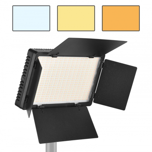 Panneau lumineux de photographie de lumière vidéo LED-600 LED 3200-5600k