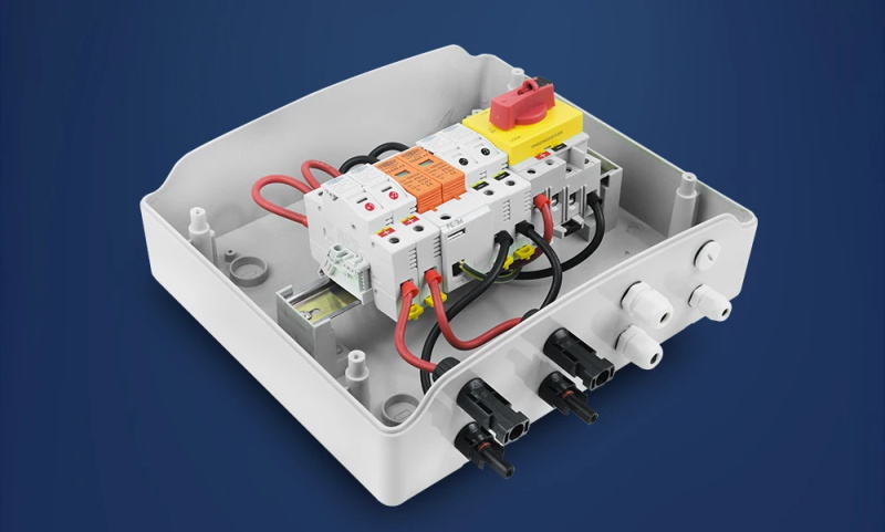 solar photovoltaic PV combiner box