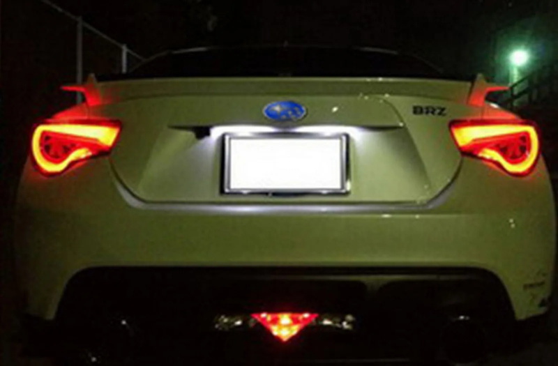 Subaru LED license plate light / license plate light