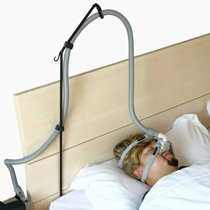 CPAP tube holder