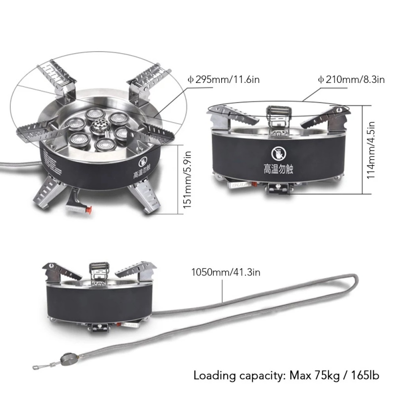 High-performance camping stove